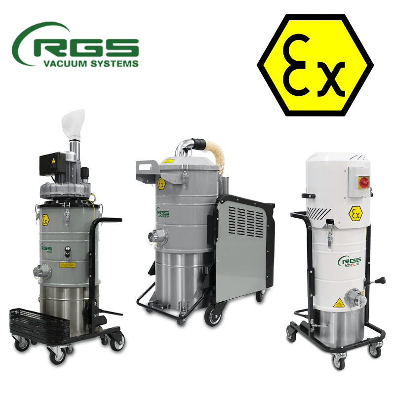 Priemyselné vysávače na horľavý prach